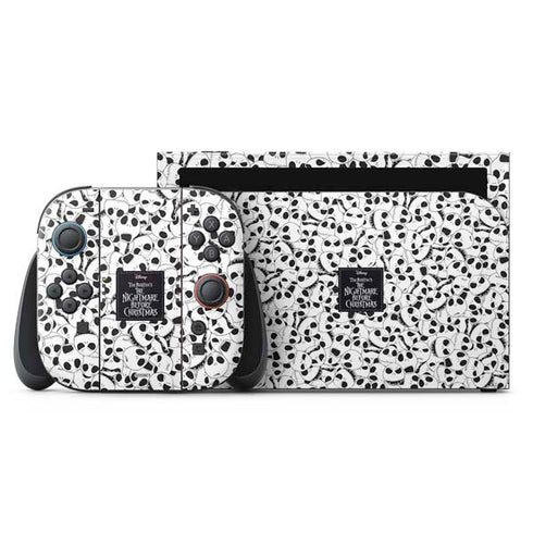 Disney The Nightmare Before Christmas Jack Skellington Pattern Nintendo Skins